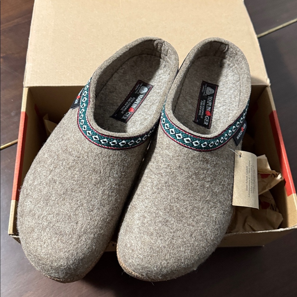 Haflinger Gz63 Grizzly Clog Earth 44 Unisex NWT